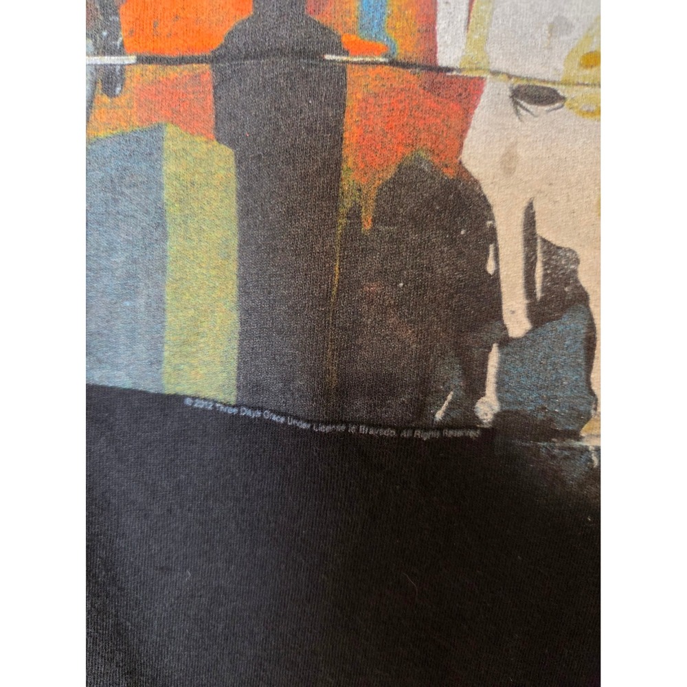 Three Days Grace Transit of Venus Band T-Shirt Black Tultex 2012 Rock Graphic M - Picture 4 of 8